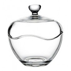 TOSCANA GLASS CANDY BOWL WITH LID PASABAHCE